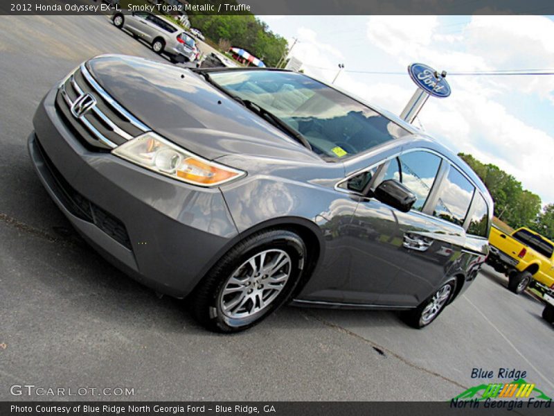 Smoky Topaz Metallic / Truffle 2012 Honda Odyssey EX-L