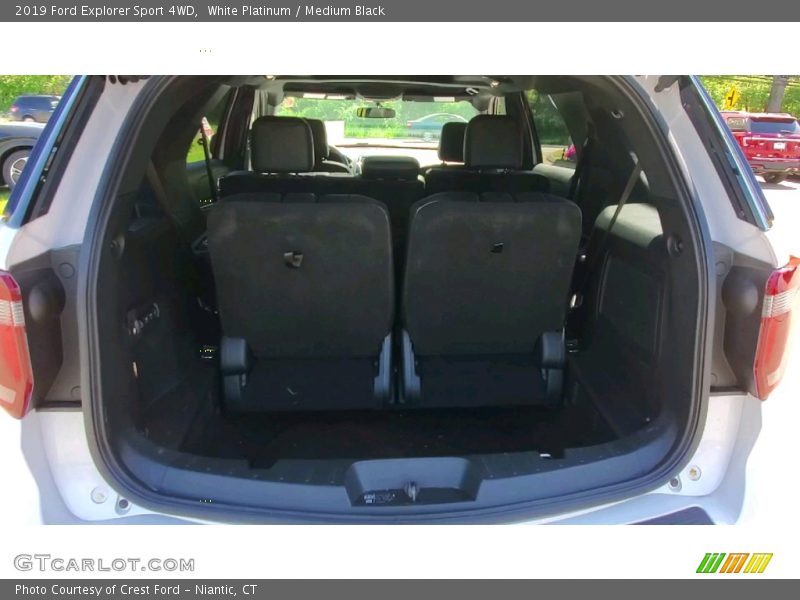 White Platinum / Medium Black 2019 Ford Explorer Sport 4WD