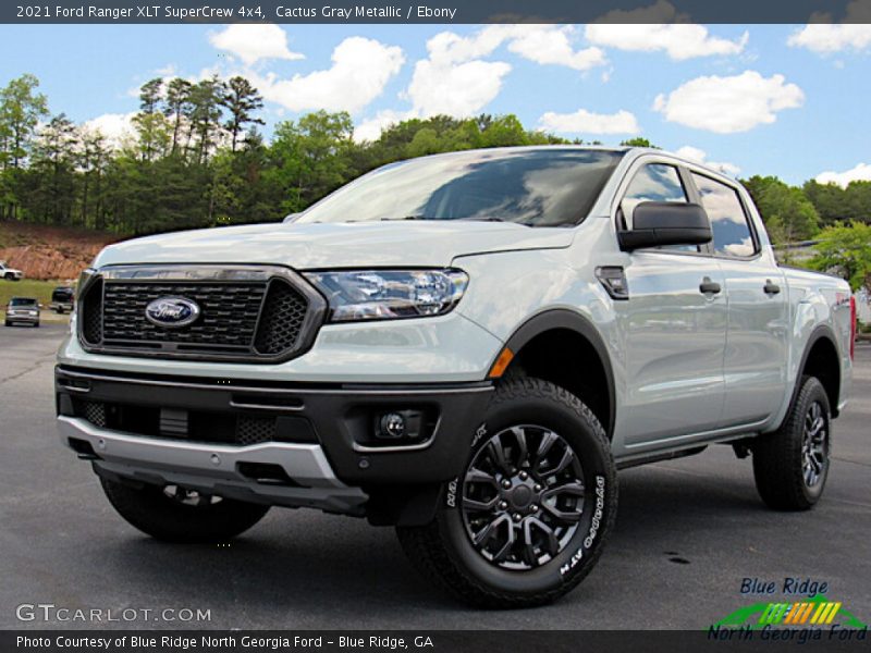 Cactus Gray Metallic / Ebony 2021 Ford Ranger XLT SuperCrew 4x4