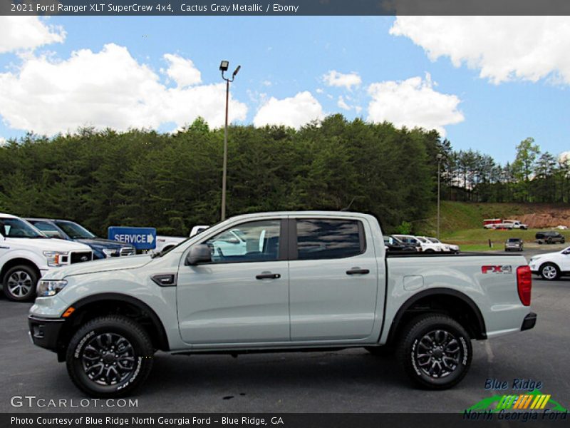 Cactus Gray Metallic / Ebony 2021 Ford Ranger XLT SuperCrew 4x4