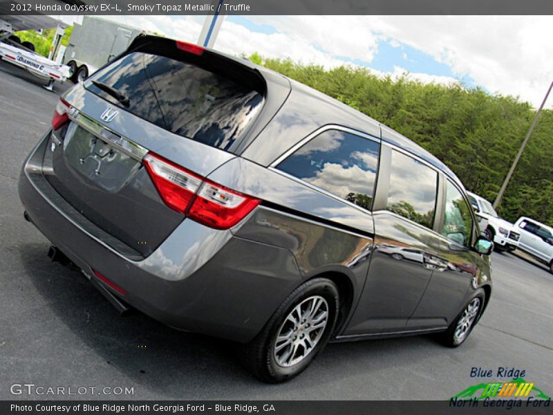 Smoky Topaz Metallic / Truffle 2012 Honda Odyssey EX-L