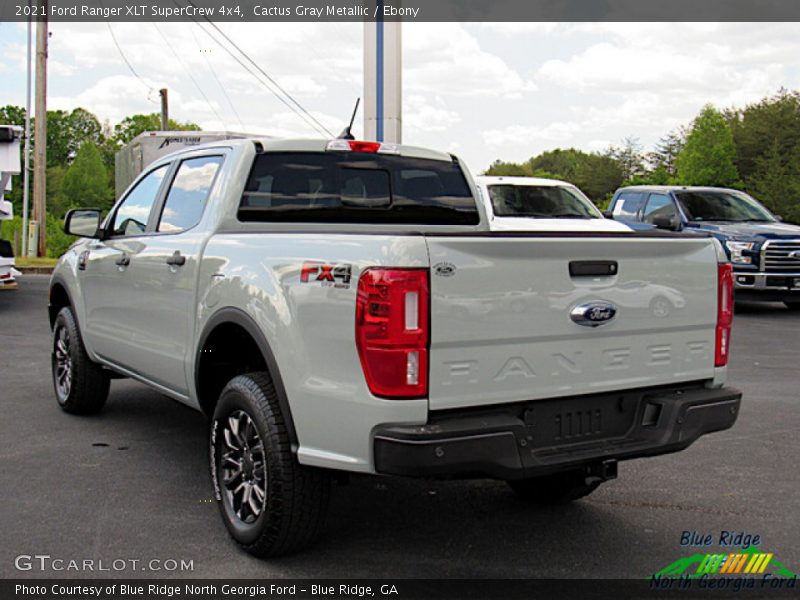 Cactus Gray Metallic / Ebony 2021 Ford Ranger XLT SuperCrew 4x4