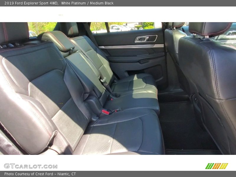 White Platinum / Medium Black 2019 Ford Explorer Sport 4WD