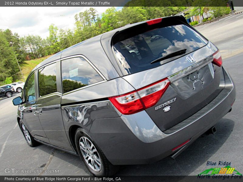 Smoky Topaz Metallic / Truffle 2012 Honda Odyssey EX-L