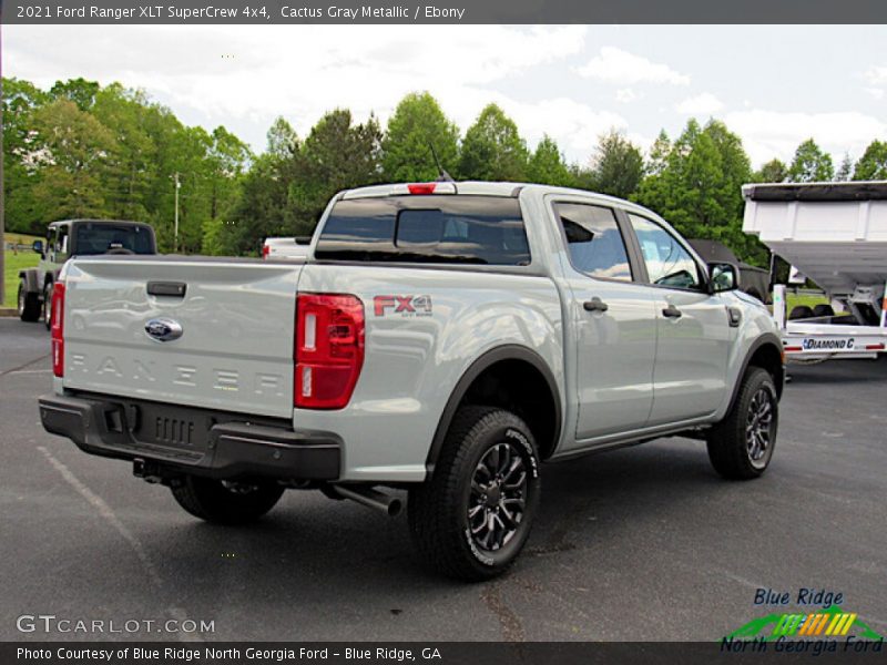 Cactus Gray Metallic / Ebony 2021 Ford Ranger XLT SuperCrew 4x4