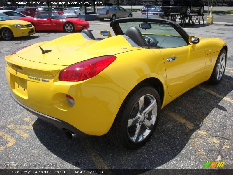 Mean Yellow / Ebony 2008 Pontiac Solstice GXP Roadster