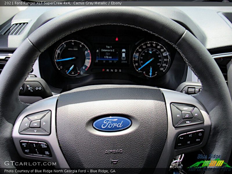 Cactus Gray Metallic / Ebony 2021 Ford Ranger XLT SuperCrew 4x4