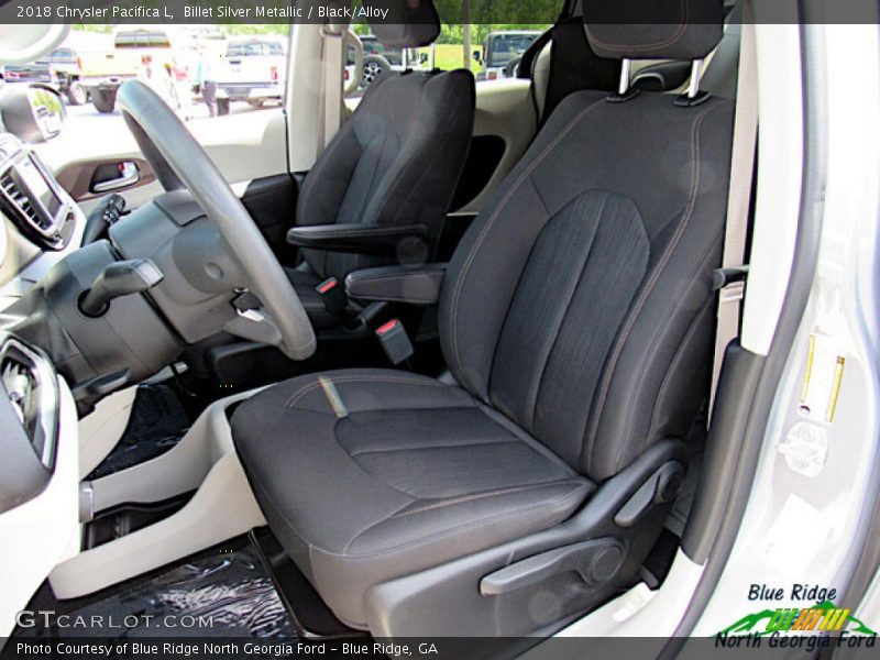 Front Seat of 2018 Pacifica L