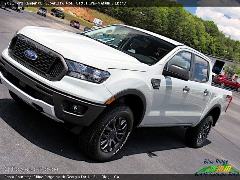 Cactus Gray Metallic / Ebony 2021 Ford Ranger XLT SuperCrew 4x4