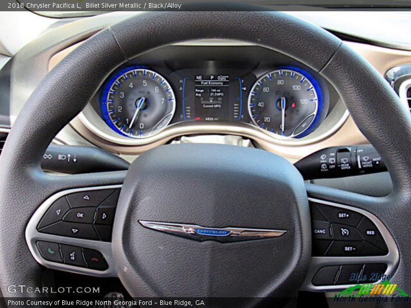 Billet Silver Metallic / Black/Alloy 2018 Chrysler Pacifica L