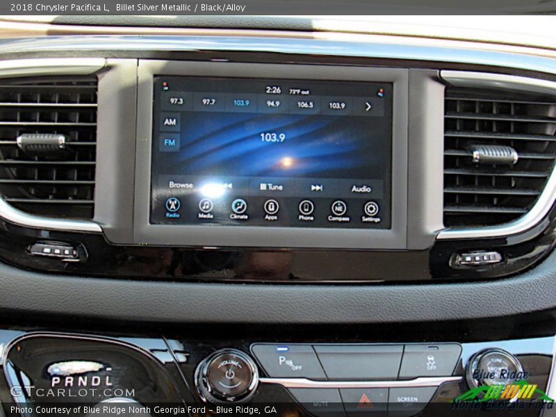 Billet Silver Metallic / Black/Alloy 2018 Chrysler Pacifica L