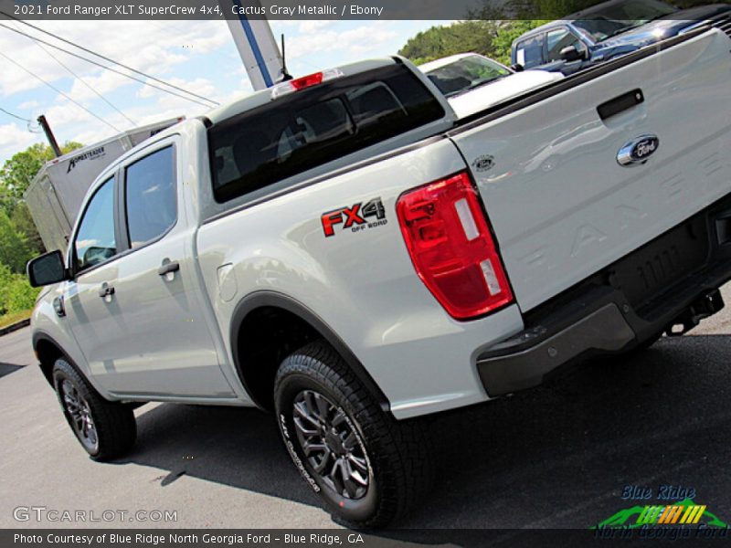 Cactus Gray Metallic / Ebony 2021 Ford Ranger XLT SuperCrew 4x4