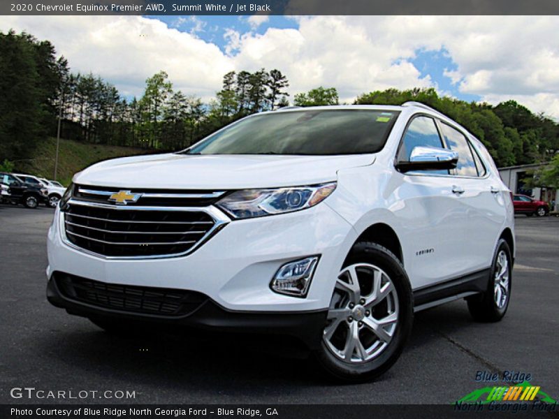 Summit White / Jet Black 2020 Chevrolet Equinox Premier AWD