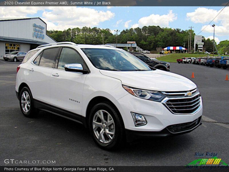 Summit White / Jet Black 2020 Chevrolet Equinox Premier AWD