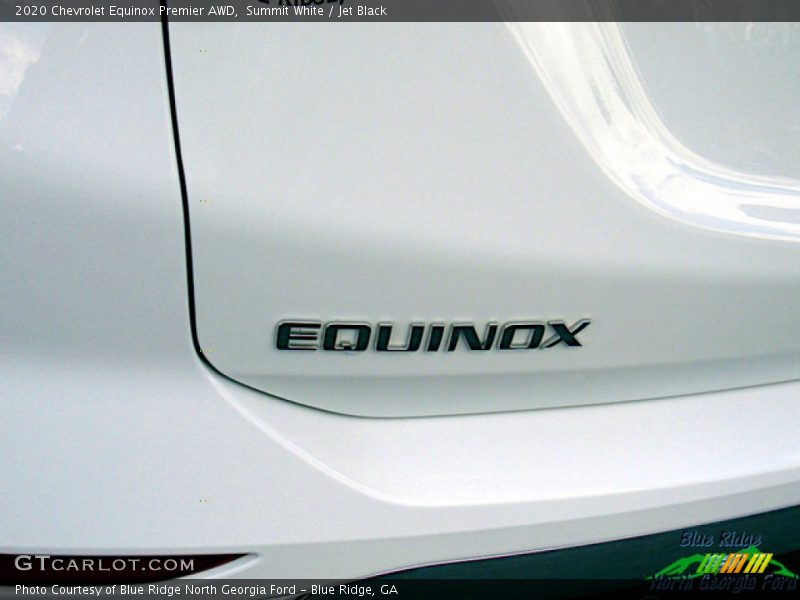 Summit White / Jet Black 2020 Chevrolet Equinox Premier AWD