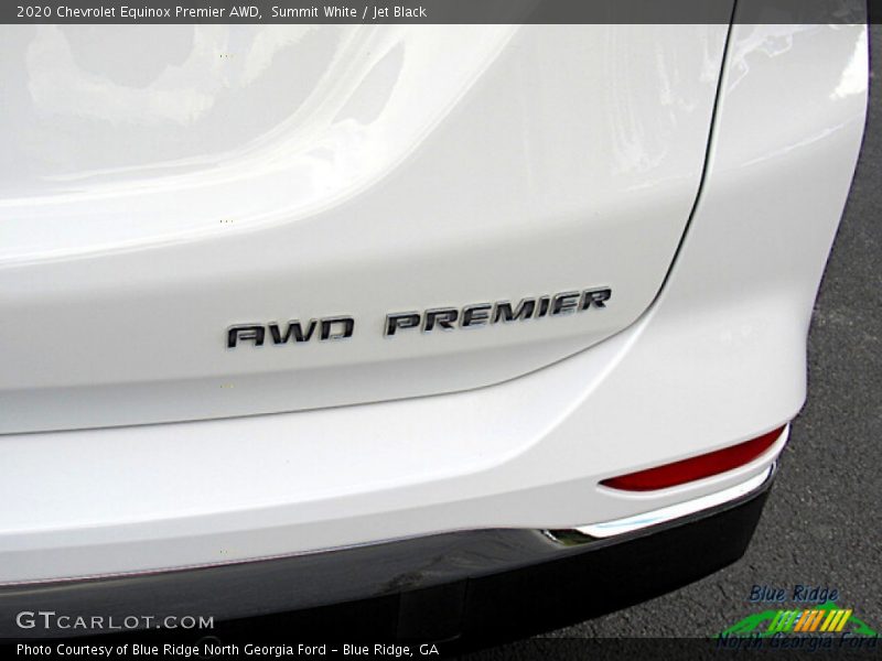 Summit White / Jet Black 2020 Chevrolet Equinox Premier AWD