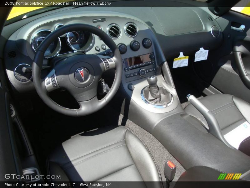 Mean Yellow / Ebony 2008 Pontiac Solstice GXP Roadster
