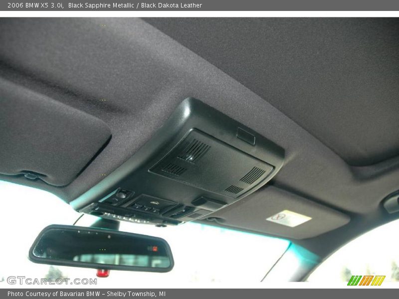 Black Sapphire Metallic / Black Dakota Leather 2006 BMW X5 3.0i