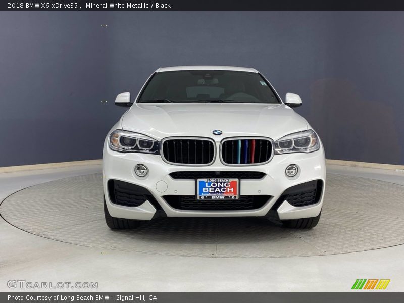 Mineral White Metallic / Black 2018 BMW X6 xDrive35i