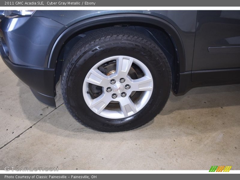 Cyber Gray Metallic / Ebony 2011 GMC Acadia SLE