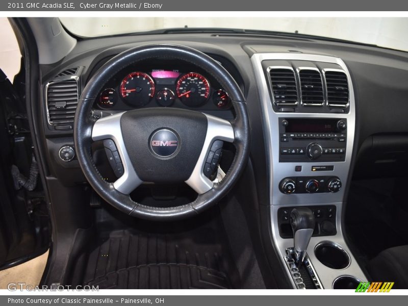 Cyber Gray Metallic / Ebony 2011 GMC Acadia SLE