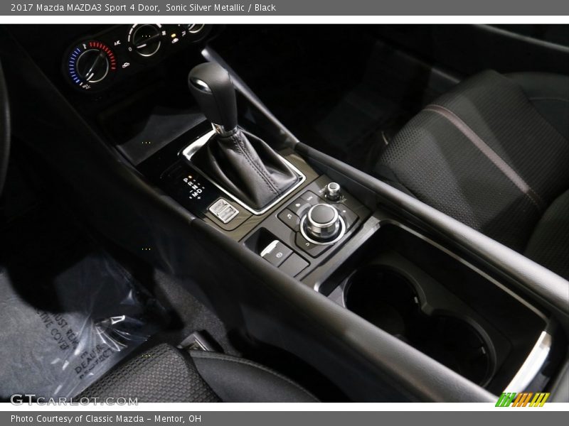 Sonic Silver Metallic / Black 2017 Mazda MAZDA3 Sport 4 Door
