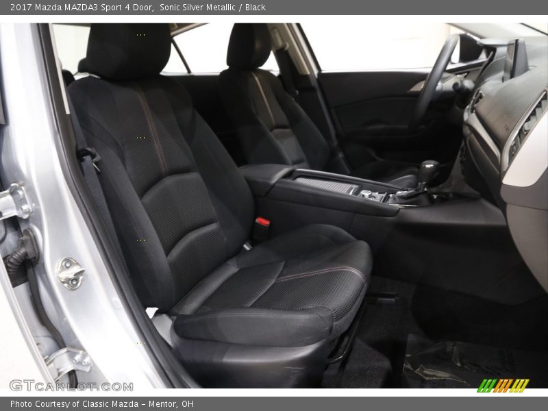 Sonic Silver Metallic / Black 2017 Mazda MAZDA3 Sport 4 Door