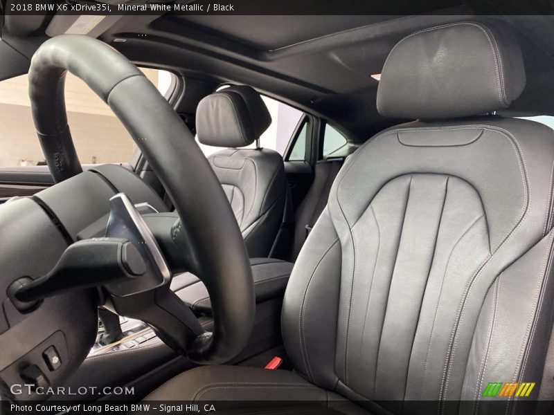 Mineral White Metallic / Black 2018 BMW X6 xDrive35i