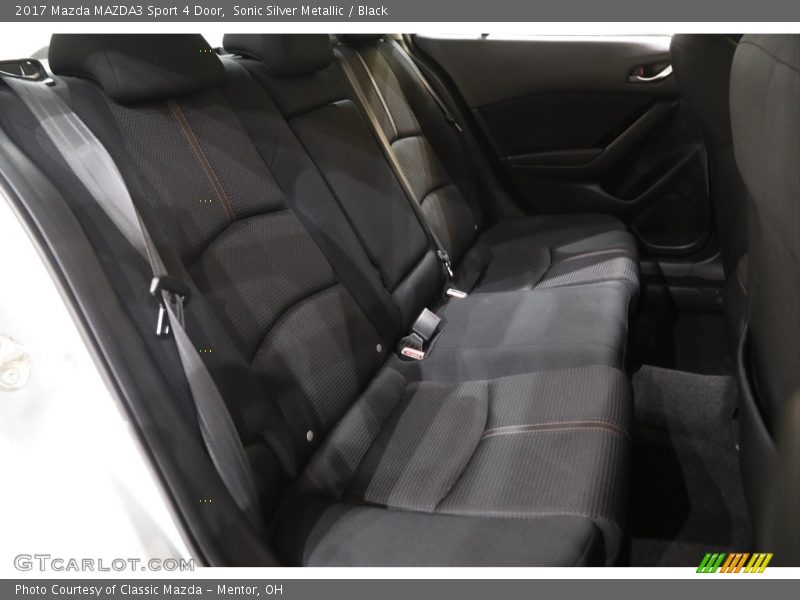 Sonic Silver Metallic / Black 2017 Mazda MAZDA3 Sport 4 Door