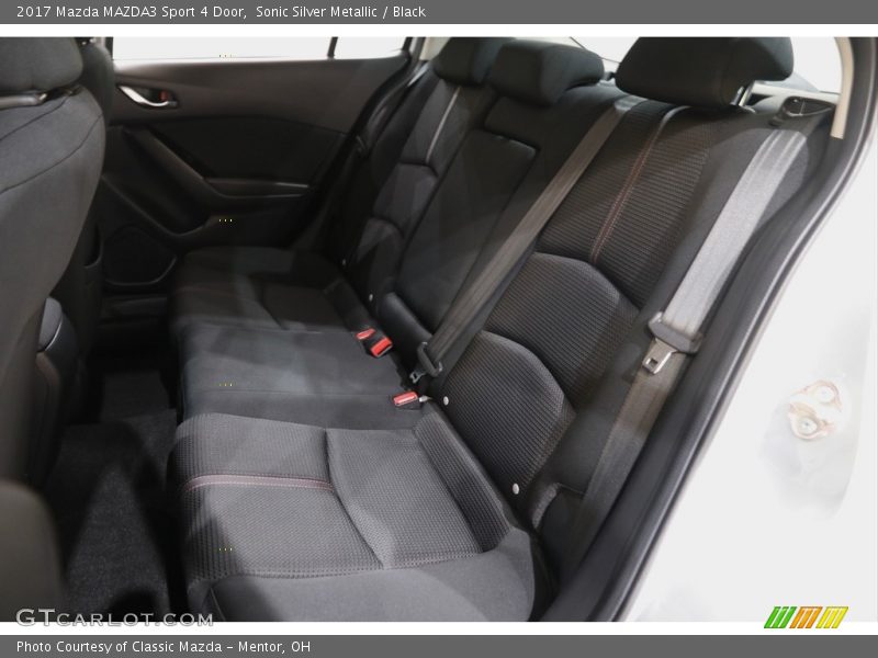 Sonic Silver Metallic / Black 2017 Mazda MAZDA3 Sport 4 Door
