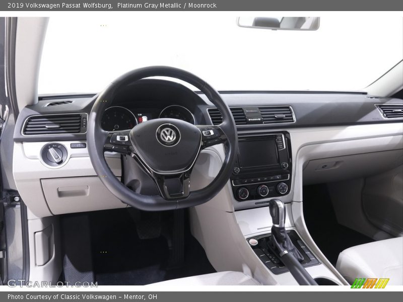 Dashboard of 2019 Passat Wolfsburg
