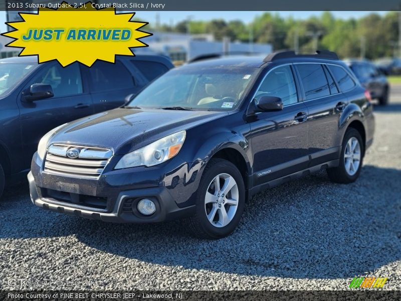 Crystal Black Silica / Ivory 2013 Subaru Outback 2.5i