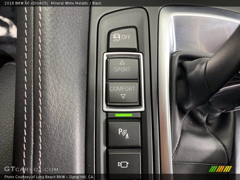 Mineral White Metallic / Black 2018 BMW X6 xDrive35i