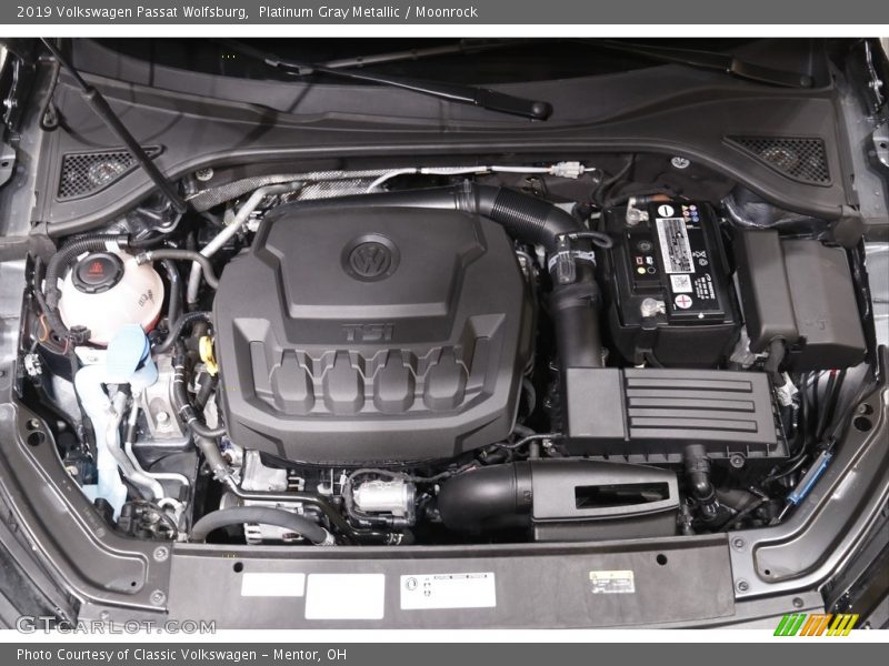  2019 Passat Wolfsburg Engine - 2.0 Liter TSI Turbcharged DOHC 16-Valve VVT 4 Cylinder