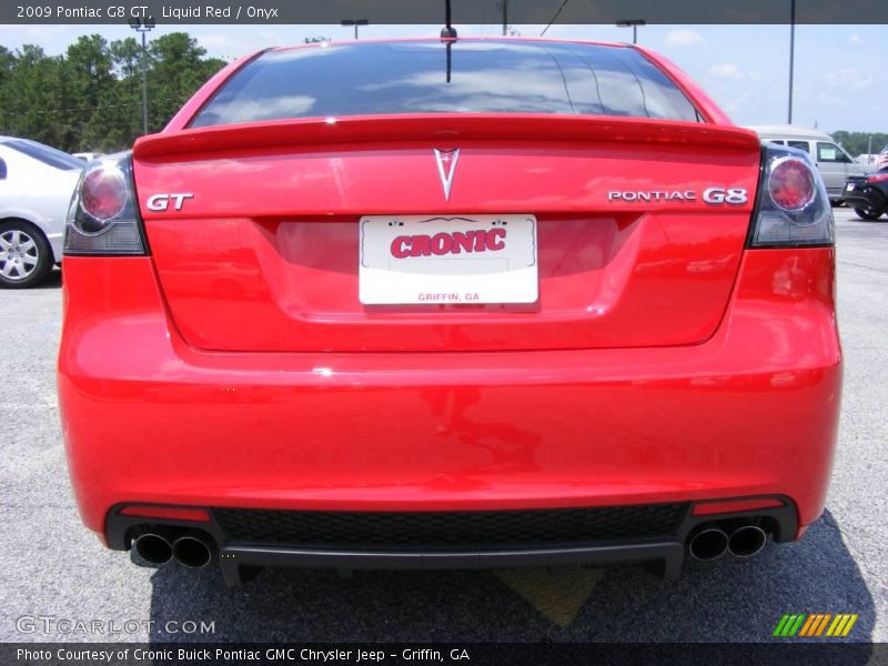Liquid Red / Onyx 2009 Pontiac G8 GT