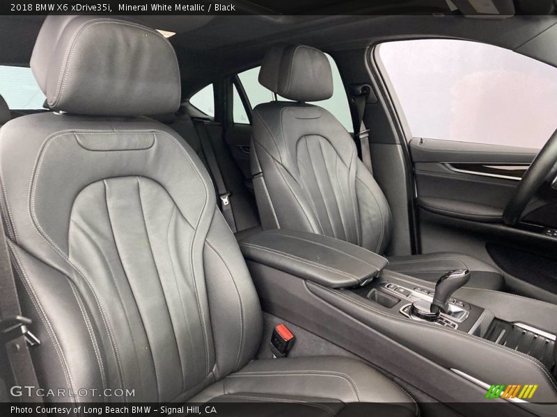 Mineral White Metallic / Black 2018 BMW X6 xDrive35i