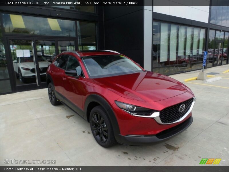 Front 3/4 View of 2021 CX-30 Turbo Premium Plus AWD