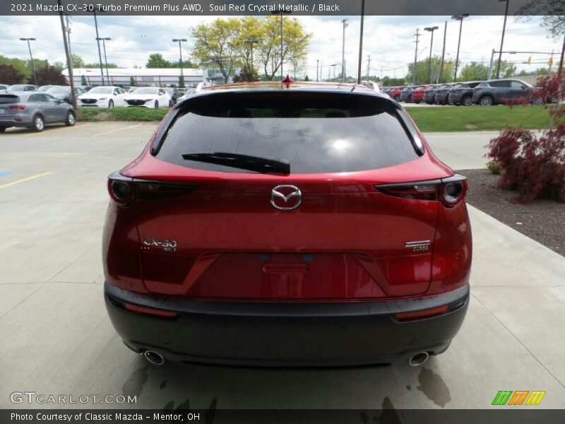 Soul Red Crystal Metallic / Black 2021 Mazda CX-30 Turbo Premium Plus AWD