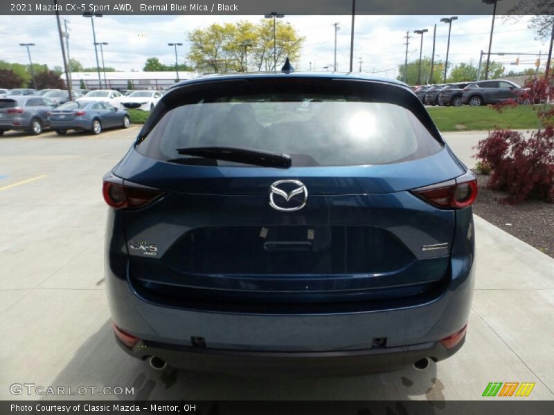 Eternal Blue Mica / Black 2021 Mazda CX-5 Sport AWD