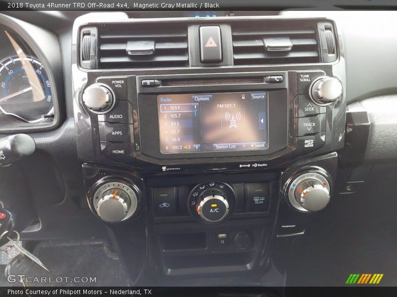 Magnetic Gray Metallic / Black 2018 Toyota 4Runner TRD Off-Road 4x4
