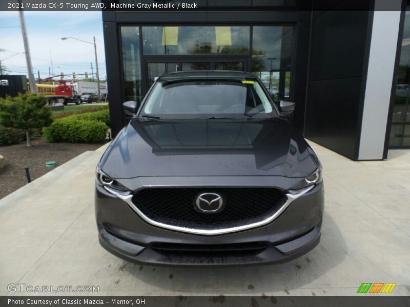 Machine Gray Metallic / Black 2021 Mazda CX-5 Touring AWD