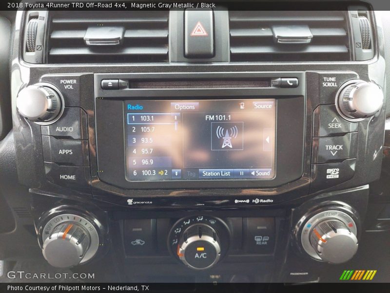 Magnetic Gray Metallic / Black 2018 Toyota 4Runner TRD Off-Road 4x4