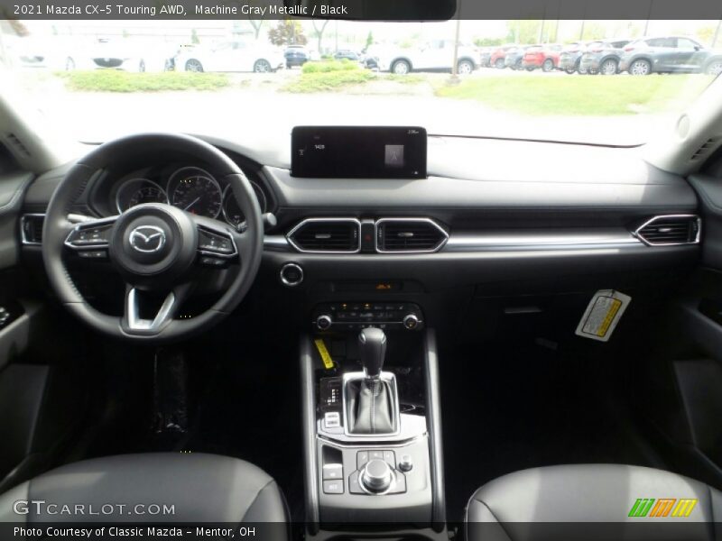 Machine Gray Metallic / Black 2021 Mazda CX-5 Touring AWD