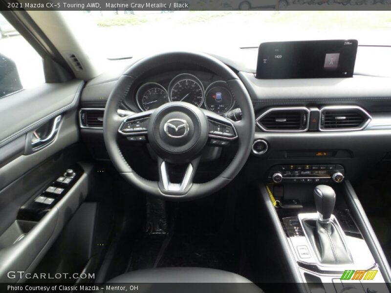 Machine Gray Metallic / Black 2021 Mazda CX-5 Touring AWD