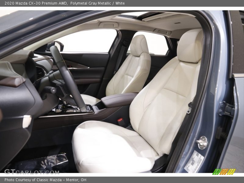Polymetal Gray Metallic / White 2020 Mazda CX-30 Premium AWD