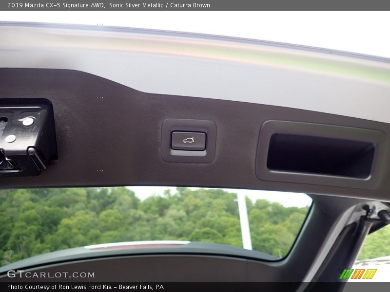 Sonic Silver Metallic / Caturra Brown 2019 Mazda CX-5 Signature AWD
