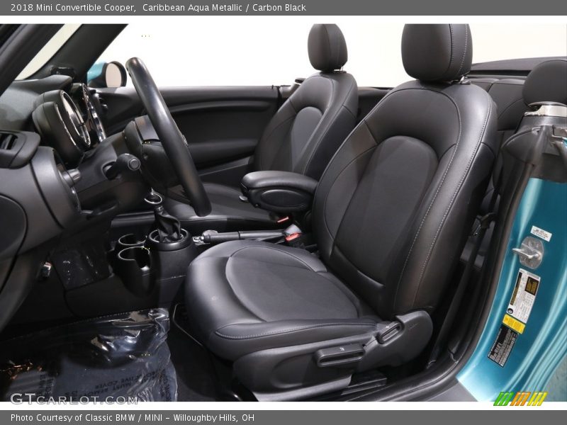 Front Seat of 2018 Convertible Cooper
