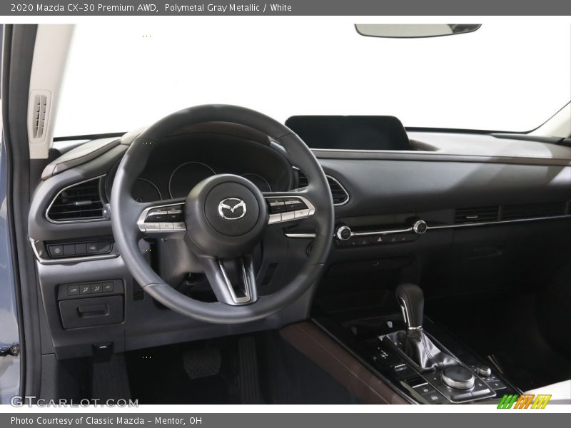 Polymetal Gray Metallic / White 2020 Mazda CX-30 Premium AWD