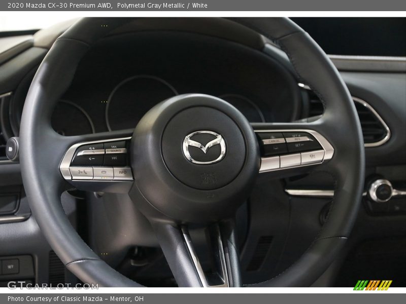 Polymetal Gray Metallic / White 2020 Mazda CX-30 Premium AWD