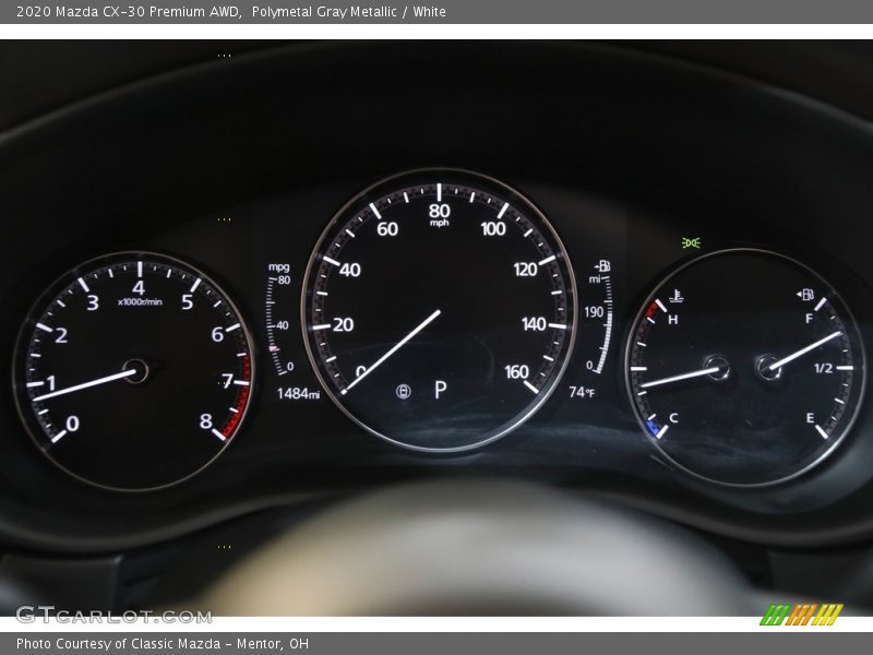 Polymetal Gray Metallic / White 2020 Mazda CX-30 Premium AWD